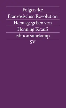 Krauß |  Folgen der Französischen Revolution | Buch |  Sack Fachmedien