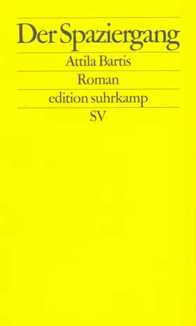 Bartis |  Der Spaziergang | Buch |  Sack Fachmedien
