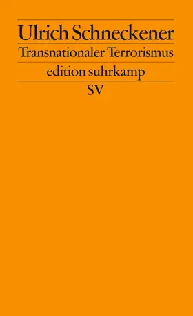 Schneckener |  Transnationaler Terrorismus | Buch |  Sack Fachmedien