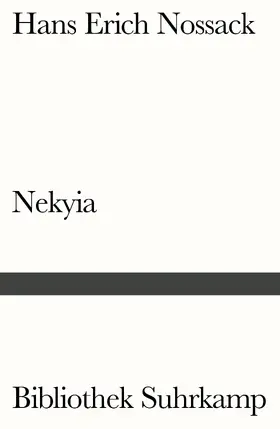 Nossack |  Nekyia | Buch |  Sack Fachmedien