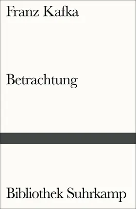 Kafka |  Betrachtung | Buch |  Sack Fachmedien
