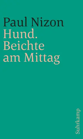 Nizon |  Hund. Beichte am Mittag | Buch |  Sack Fachmedien