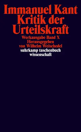 Weischedel / Kant |  Kritik der Urteilskraft | Buch |  Sack Fachmedien