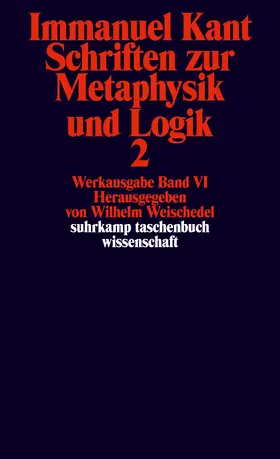 Kant / Weischedel |  Werkausgabe in 12 Bänden | Buch |  Sack Fachmedien