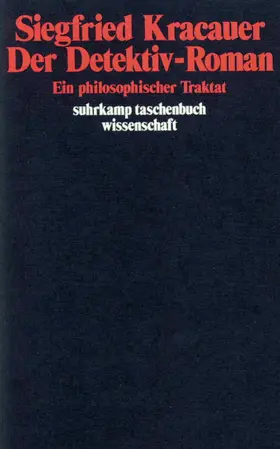 Kracauer |  Der Detektiv - Roman | Buch |  Sack Fachmedien