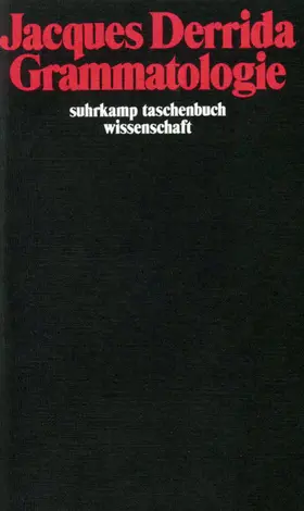 Derrida |  Grammatologie | Buch |  Sack Fachmedien