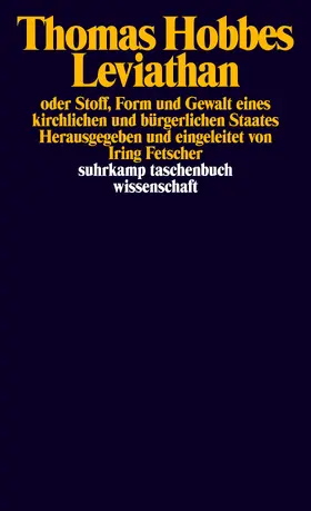 Hobbes / Fetscher |  Leviathan | Buch |  Sack Fachmedien