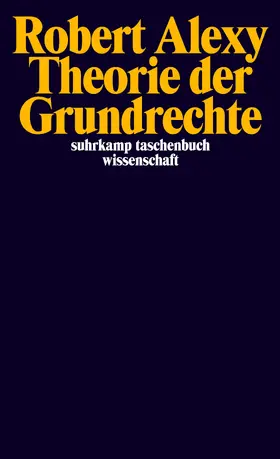 Alexy |  Theorie der Grundrechte | Buch |  Sack Fachmedien