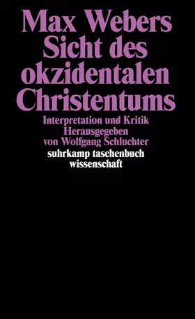 Schluchter |  Max Webers Sicht des okzidentalen Christentums | Buch |  Sack Fachmedien