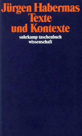 Habermas |  Texte und Kontexte | Buch |  Sack Fachmedien