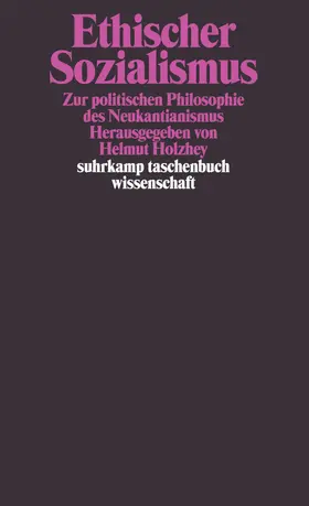 Holzhey |  Ethischer Sozialismus | Buch |  Sack Fachmedien