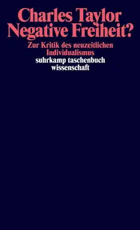 Taylor |  Negative Freiheit? | Buch |  Sack Fachmedien