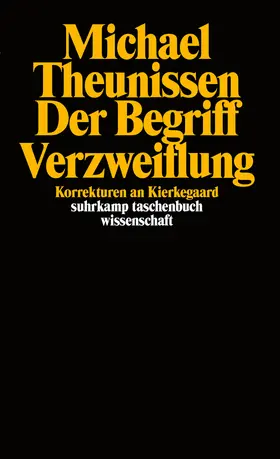 Theunissen |  Der Begriff Verzweiflung | Buch |  Sack Fachmedien