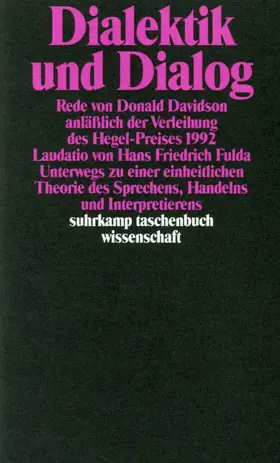 Davidson |  Dialektik und Dialog | Buch |  Sack Fachmedien