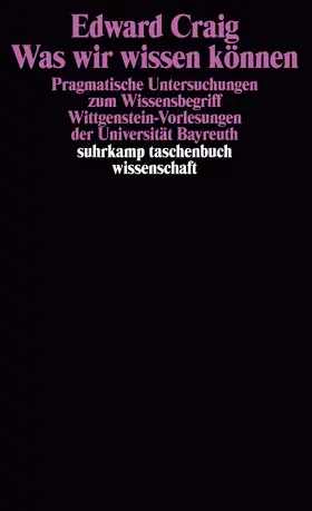 Craig / Vossenkuhl |  Was wir wissen können | Buch |  Sack Fachmedien