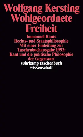 Kersting |  Wohlgeordnete Freiheit | Buch |  Sack Fachmedien