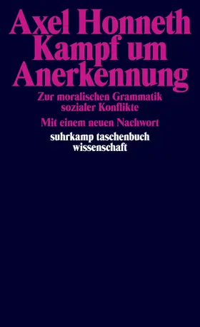 Honneth |  Kampf um Anerkennung | Buch |  Sack Fachmedien
