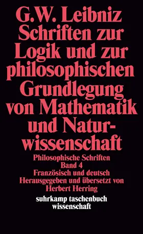 Leibniz / Herring |  Philosophische Schriften. | Buch |  Sack Fachmedien