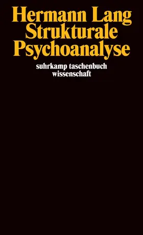 Lang |  Strukturale Psychoanalyse | Buch |  Sack Fachmedien