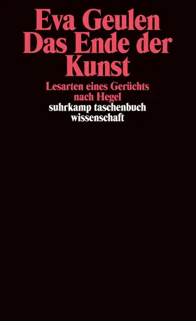 Geulen |  Das Ende der Kunst | Buch |  Sack Fachmedien