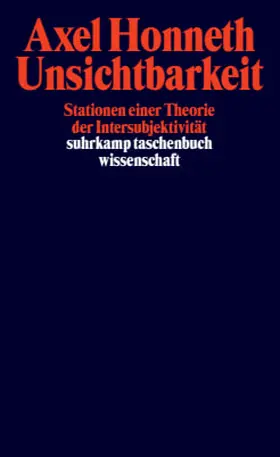 Honneth |  Unsichtbarkeit | Buch |  Sack Fachmedien