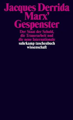 Derrida |  Marx' Gespenster | Buch |  Sack Fachmedien