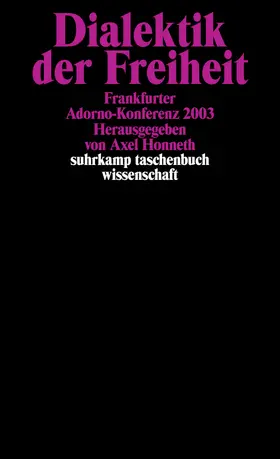Honneth |  Dialektik der Freiheit | Buch |  Sack Fachmedien