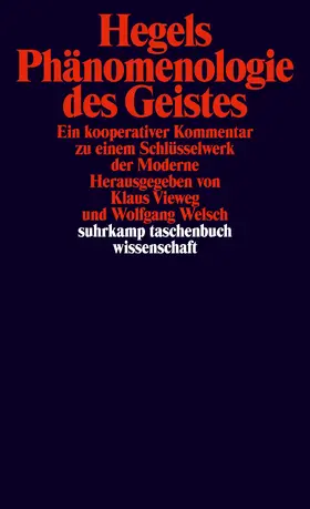 Vieweg / Welsch |  Hegels Phänomenologie des Geistes | Buch |  Sack Fachmedien