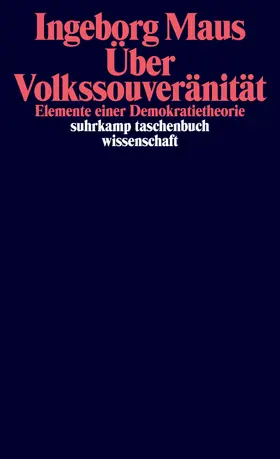 Maus |  Über Volkssouveränität | Buch |  Sack Fachmedien