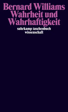 Williams |  Wahrheit und Wahrhaftigkeit | Buch |  Sack Fachmedien