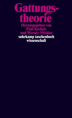 Keckeis / Michler |  Gattungstheorie | Buch |  Sack Fachmedien
