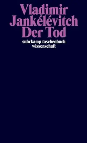 Jankélévitch / Lange |  Der Tod | Buch |  Sack Fachmedien