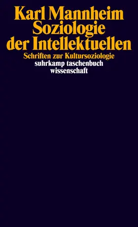 Mannheim / Neun |  Soziologie der Intellektuellen | Buch |  Sack Fachmedien