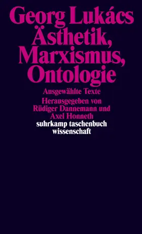 Lukács / Dannemann / Honneth |  Ästhetik, Marxismus, Ontologie | Buch |  Sack Fachmedien