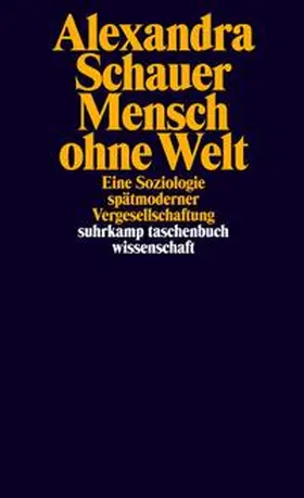 Schauer |  Mensch ohne Welt | Buch |  Sack Fachmedien