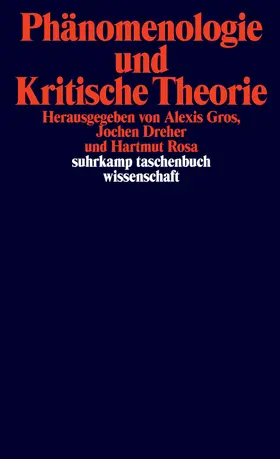 Gros / Dreher / Rosa |  Phänomenologie und Kritische Theorie | Buch |  Sack Fachmedien