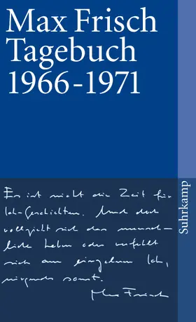 Frisch |  Tagebuch 1966-1971 | Buch |  Sack Fachmedien