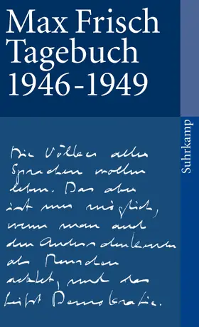 Frisch |  Tagebuch 1946-1949 | Buch |  Sack Fachmedien
