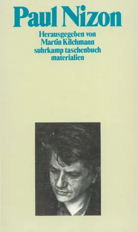 Kilchmann / Nizon |  Paul Nizon | Buch |  Sack Fachmedien