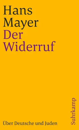 Mayer |  Der Widerruf | Buch |  Sack Fachmedien