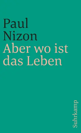 Nizon |  Aber wo ist das Leben | Buch |  Sack Fachmedien