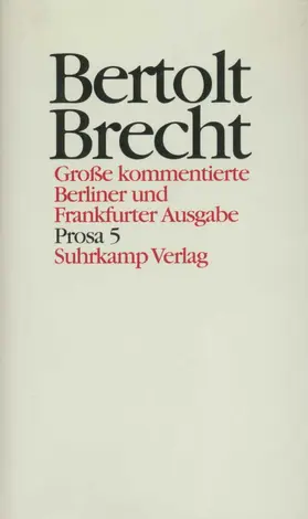 Knopf / Brecht / Müller |  Prosa V | Buch |  Sack Fachmedien