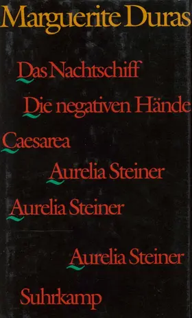 Duras |  Das Nachtschiff. Caesarea | Buch |  Sack Fachmedien