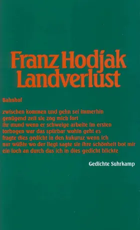 Hodjak |  Landverlust | Buch |  Sack Fachmedien