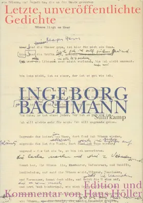 Bachmann |  Letzte, unveröffentlichte Gedichte | Buch |  Sack Fachmedien