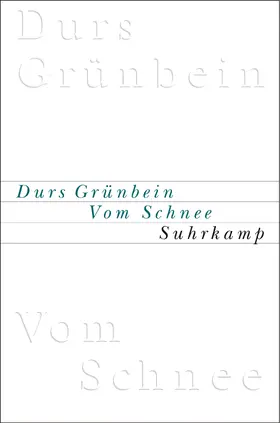 Grünbein |  Vom Schnee oder Descartes in Deutschland | Buch |  Sack Fachmedien