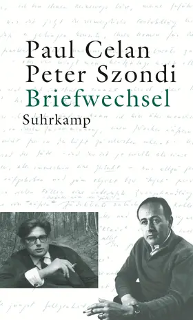 Celan / Szondi / König |  Briefwechsel Paul Celan / Peter Szondi | Buch |  Sack Fachmedien