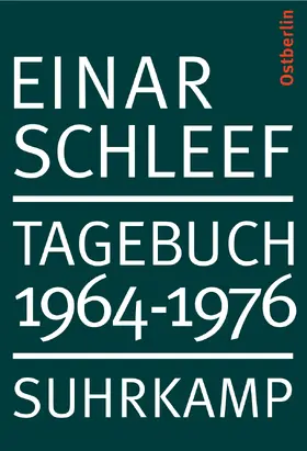 Schleef / Menninghaus / Janßen |  Tagebuch 1964–1976. Ostberlin | Buch |  Sack Fachmedien