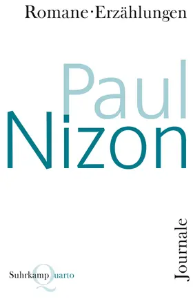 Nizon |  Romane, Erzählungen, Journale | Buch |  Sack Fachmedien