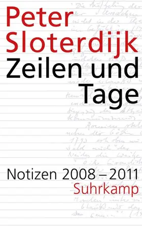 Sloterdijk |  Zeilen und Tage 01 | Buch |  Sack Fachmedien